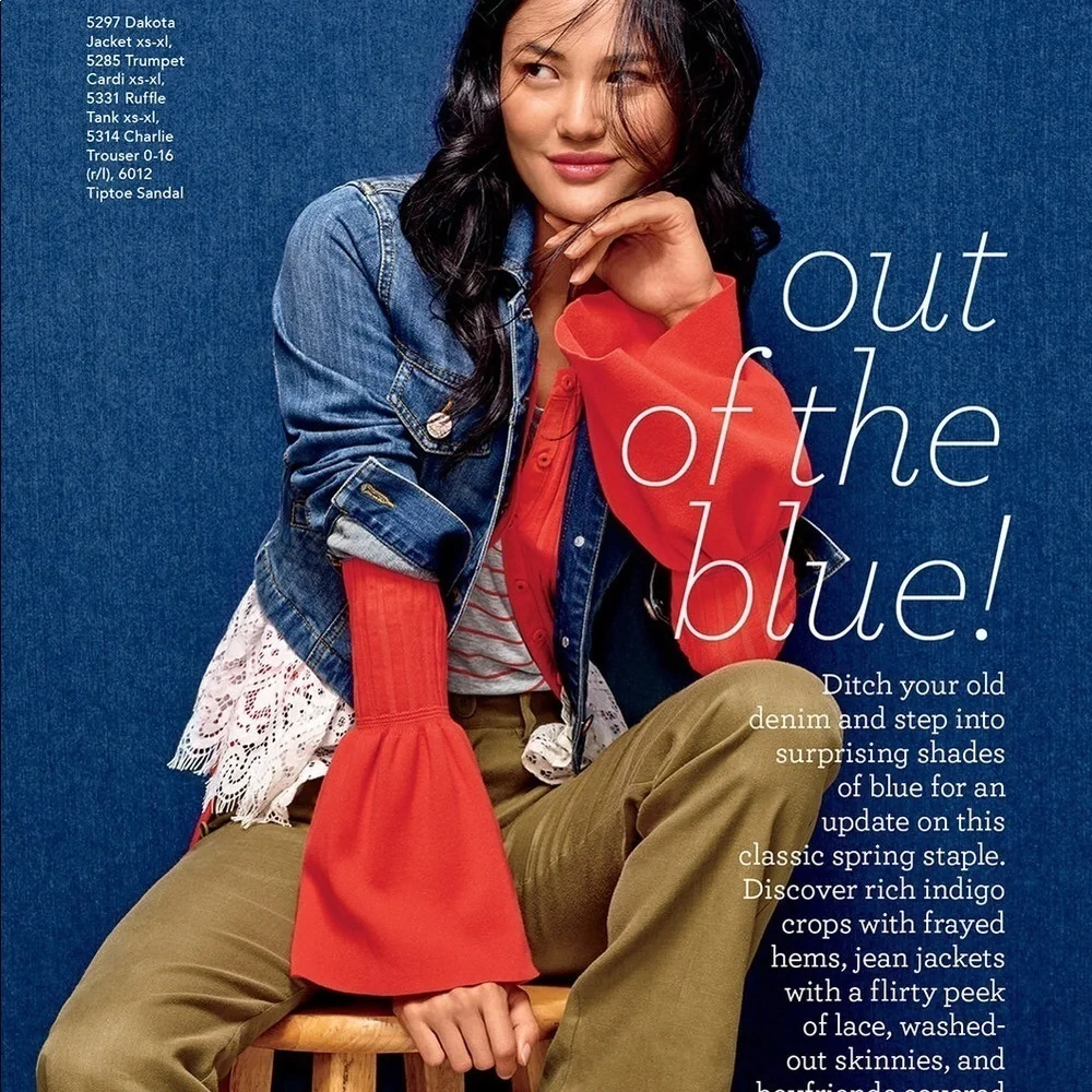 CAbi Tangerine Stripe Ruffle Sleeveless Top Size S - Picture 4 of 15